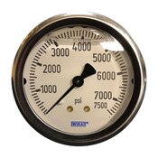 WIKA 2.5" Pressure Gauge 7500PSI